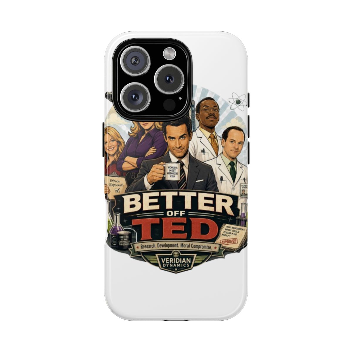 Better Off Ted Phone Case - alternate angle 2, merchandise