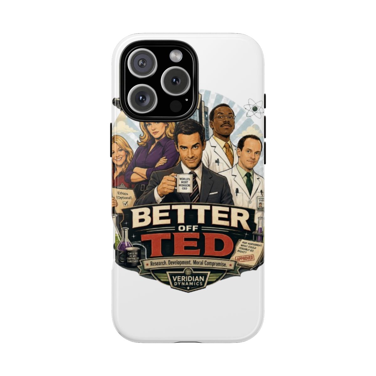 Better Off Ted Phone Case - alternate angle 3, merchandise