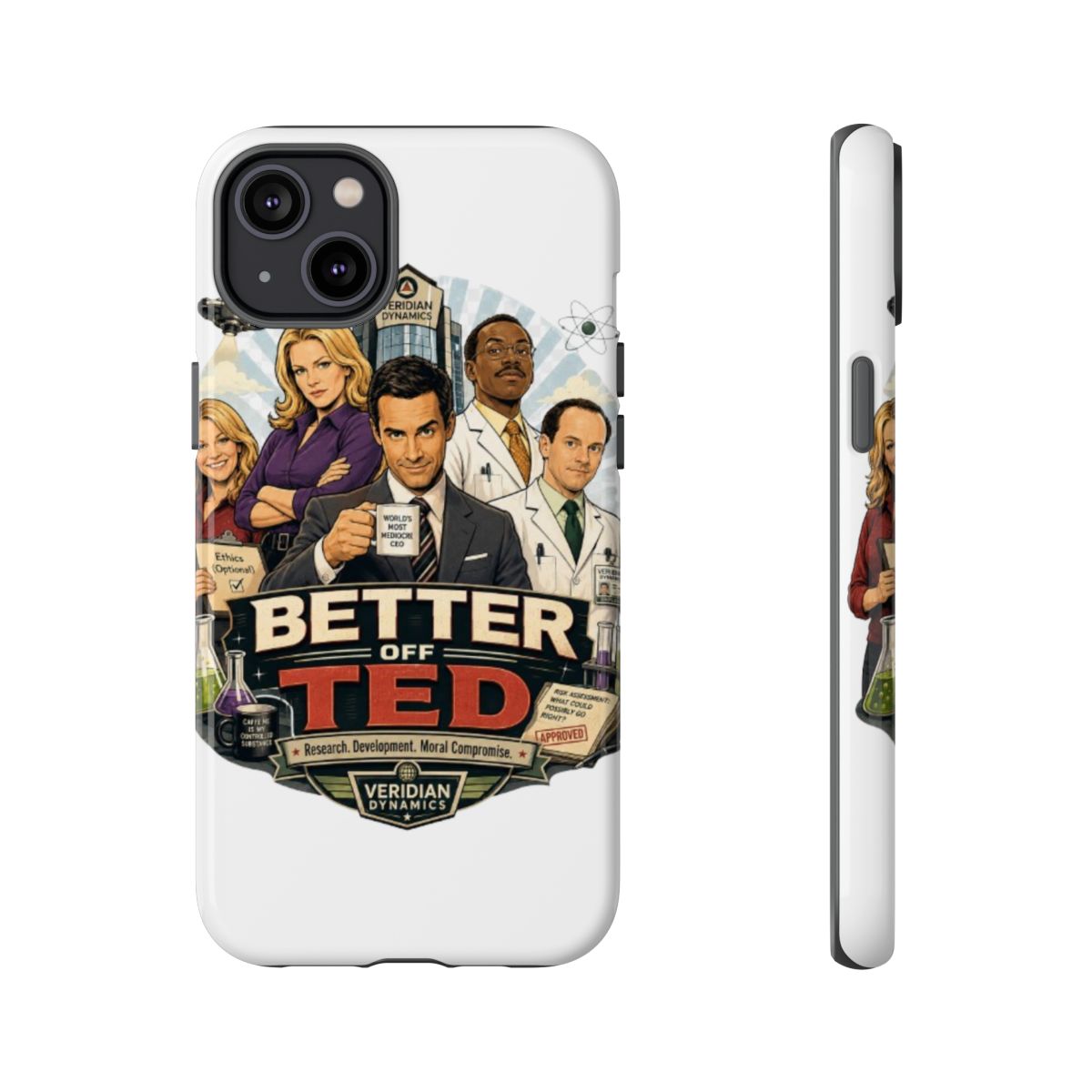 Better Off Ted Phone Case - alternate angle 2, merchandise