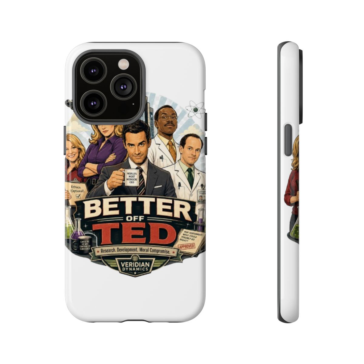 Better Off Ted Phone Case - alternate angle 3, merchandise