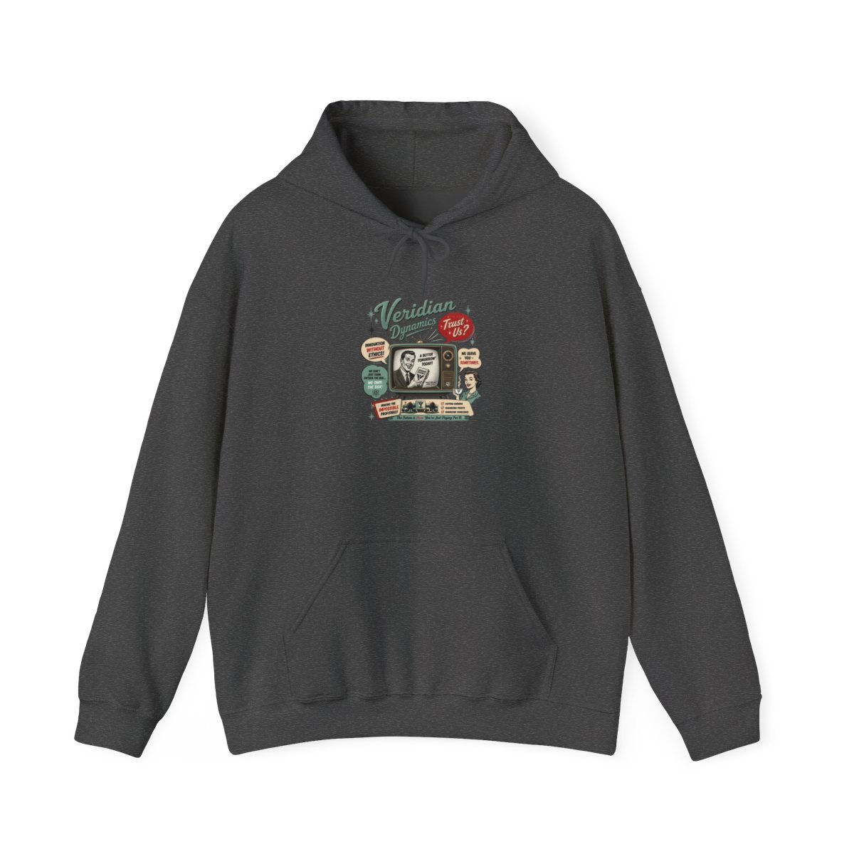 Better Off Ted "Innovation Without Ethics!" Hoodie - alternate angle 2, merchandise