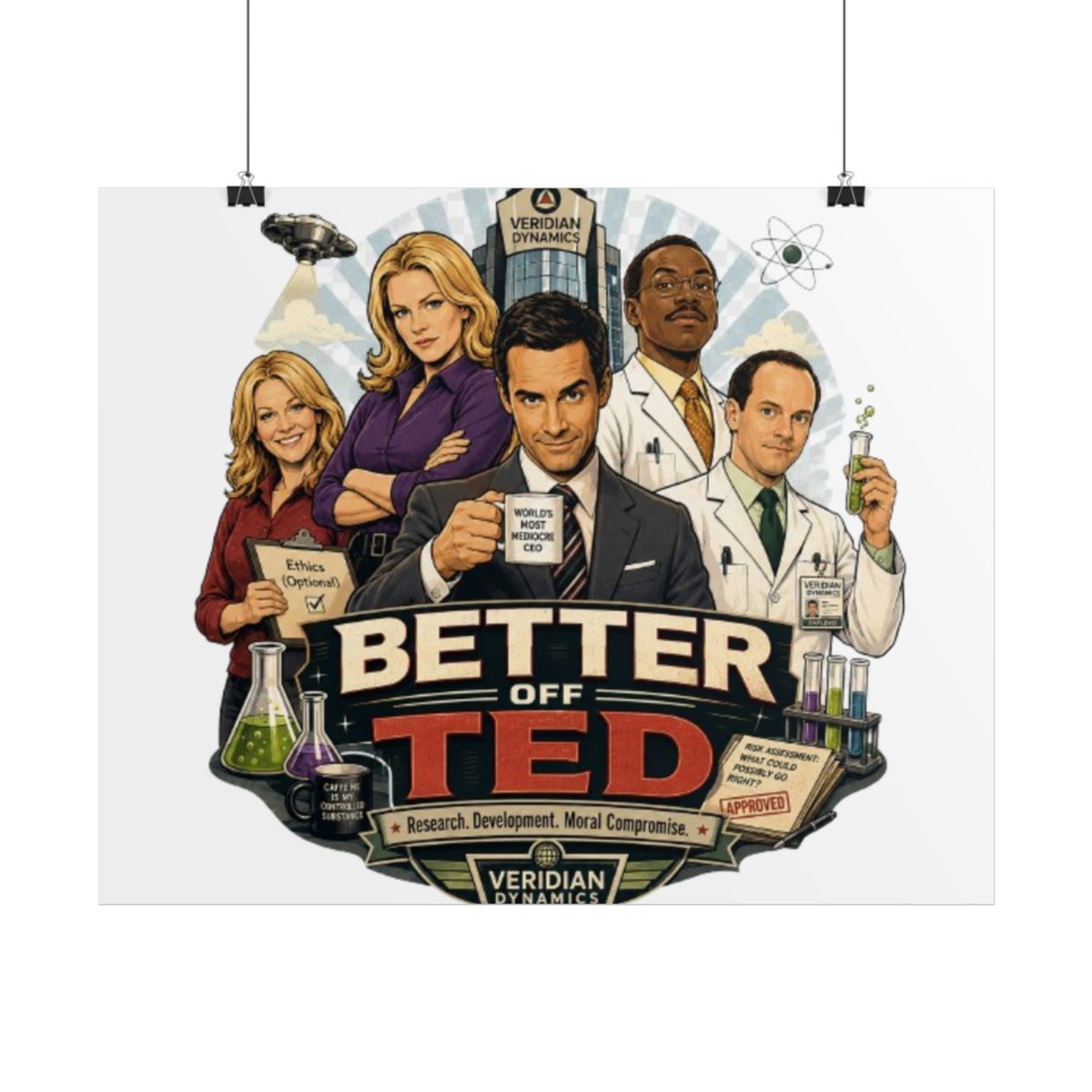 Better Off Ted Rolled Poster - alternate angle 5, merchandise