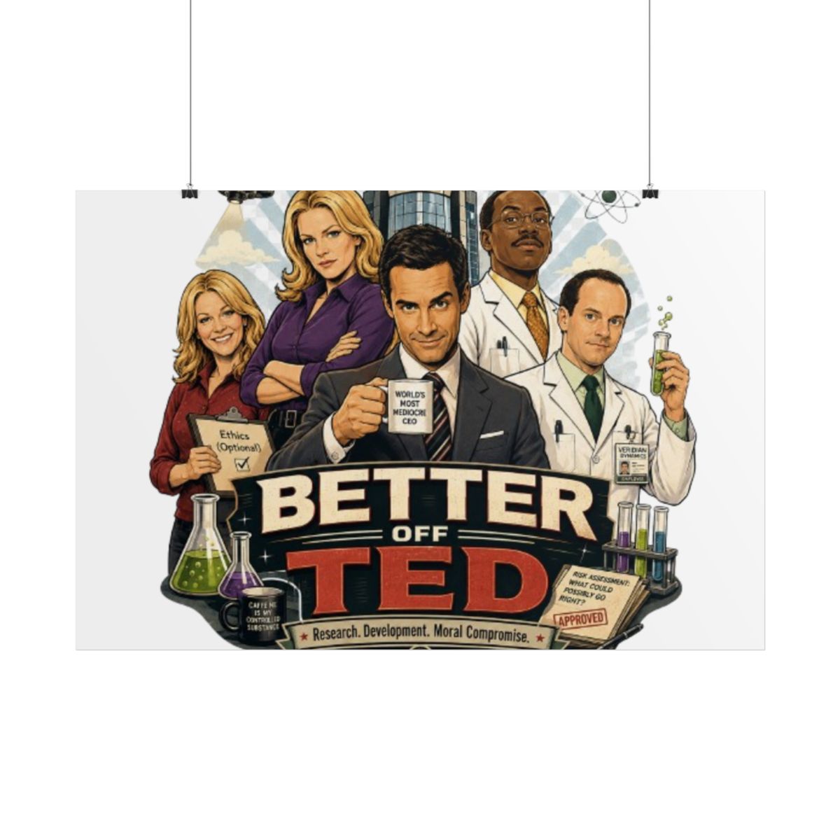 Better Off Ted Rolled Poster - alternate angle 3, merchandise