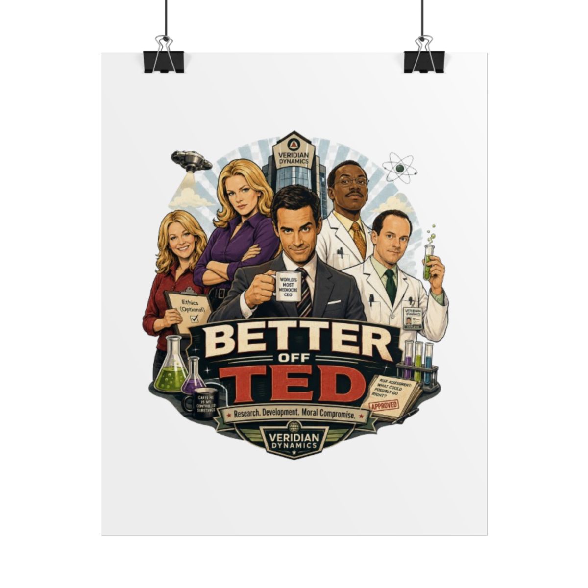 Better Off Ted Rolled Poster - alternate angle 1, merchandise
