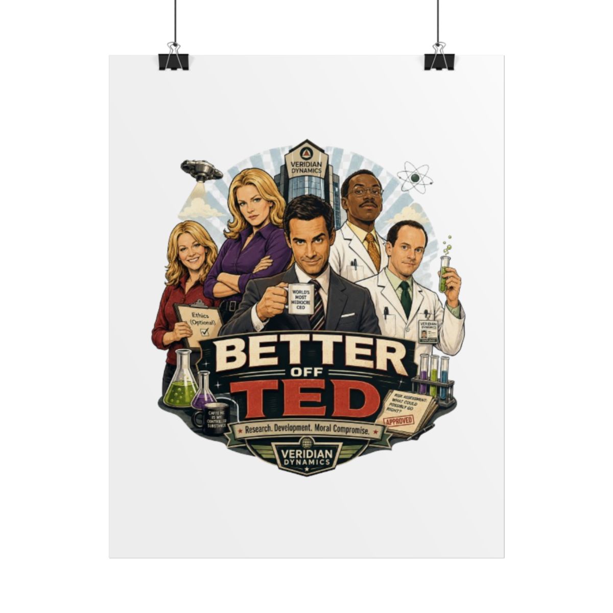 Better Off Ted Rolled Poster - alternate angle 4, merchandise